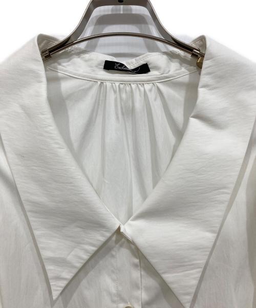 Enchainement（アンシェヌマン）Enchainement (アンシェヌマン) ボリュームスリーブブラウス ホワイト サイズ:Freeの古着・服飾アイテム