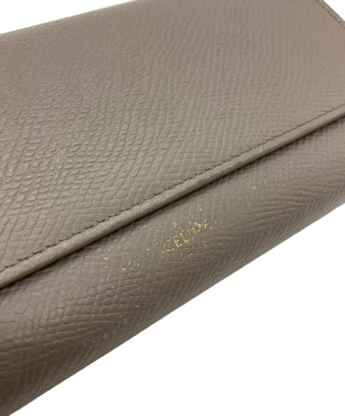 CELINE（セリーヌ）CELINE (セリーヌ) 長財布 グレージュの古着・服飾アイテム