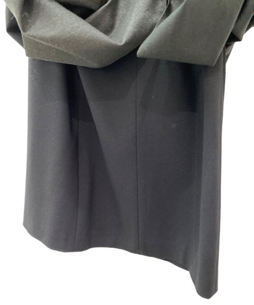 Maison Martin Margiela（メゾンマルタンマルジェラ）Maison Martin Margiela (メゾンマルタンマルジェラ) アシンメトリースカート グレー サイズ:40の古着・服飾アイテム