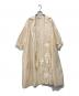hache（アッシュ）の古着「シャツワンピース」｜ベージュ