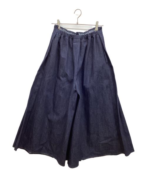 MM6 Maison Margiela（エムエムシックスメゾンマルジェラ）MM6 Maison Margiela (エムエムシックスメゾンマルジェラ) Pleated Pants インディゴ サイズ:38の古着・服飾アイテム