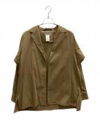 YOHJI YAMAMOTOヨウジヤマモト）の古着「ボタンレステーラードジャケット」｜ベージュ