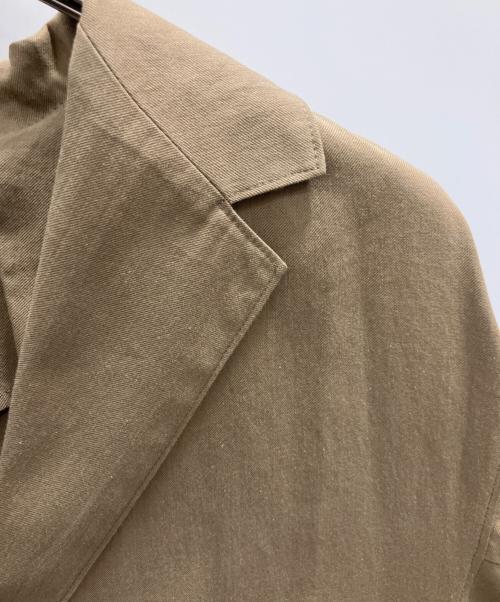 YOHJI YAMAMOTO（ヨウジヤマモト）YOHJI YAMAMOTO (ヨウジヤマモト) ボタンレステーラードジャケット ベージュ サイズ:2の古着・服飾アイテム