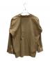 YOHJI YAMAMOTO (ヨウジヤマモト) ボタンレステーラードジャケット ベージュ サイズ:2：10000円