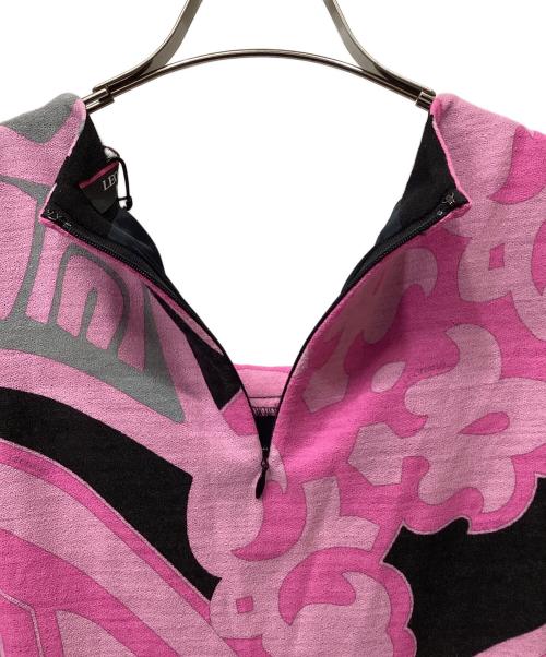 LAONARD（レオナード）LAONARD (レオナード) 総柄ノースリーブワンピース ピンク サイズ:36の古着・服飾アイテム