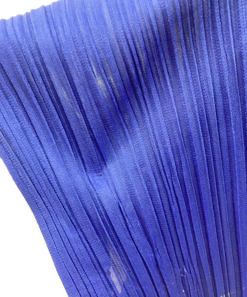 PLEATS PLEASE（プリーツプリーズ）PLEATS PLEASE (プリーツプリーズ) プリーツワンピース ブルー サイズ:3の古着・服飾アイテム