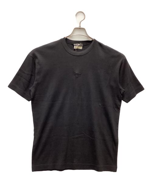 Salvatore Ferragamo（サルヴァトーレ フェラガモ）Salvatore Ferragamo (サルヴァトーレ フェラガモ) ロゴTシャツ ブラック サイズ:s 未使用品の古着・服飾アイテム