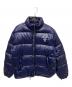 PRADA（プラダ）の古着「シャイニーナイロンダウンジャケット　SGC089」｜ネイビー