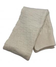 BOTTEGA VENETA（ボッテガベネタ）の古着「ウールマフラー」｜アイボリー