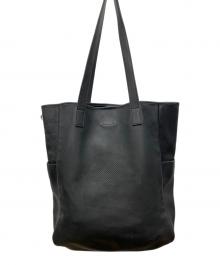 ALEXANDER McQUEEN（アレキサンダーマックイーン）の古着「パンチングスカルトートバッグ」｜ブラック