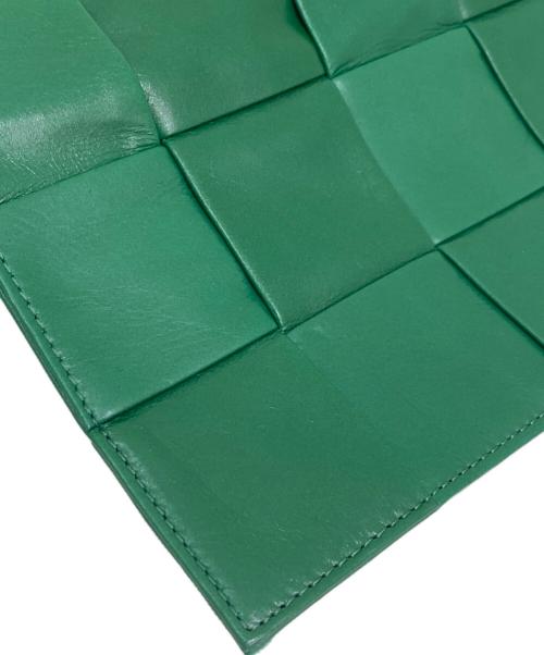 BOTTEGA VENETA（ボッテガベネタ）BOTTEGA VENETA (ボッテガベネタ) マキシ イントレチャート カセット ベルトバッグ グリーンの古着・服飾アイテム