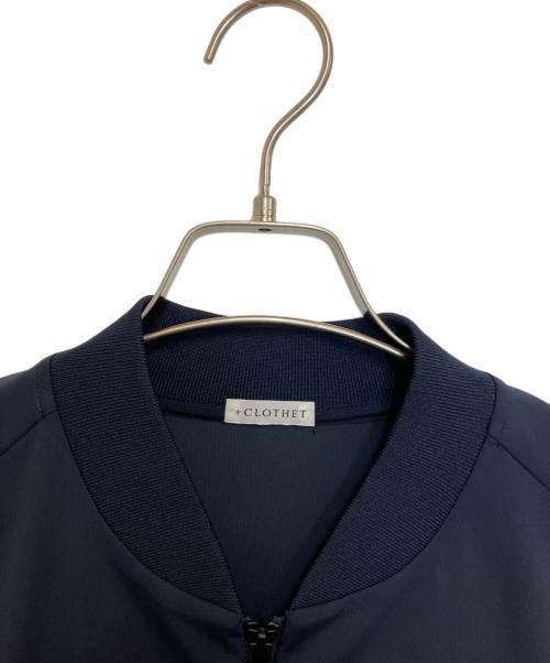+CLOTHET（クロスクローゼット）+CLOTHET (クロスクローゼット) Matte Twist Flight Jacket ネイビー サイズ:2の古着・服飾アイテム