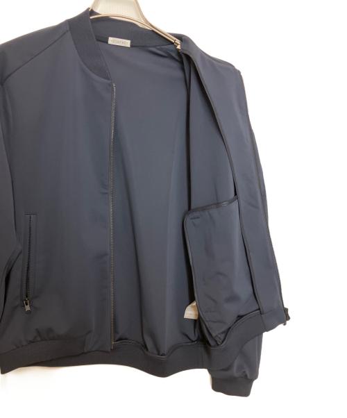 +CLOTHET（クロスクローゼット）+CLOTHET (クロスクローゼット) Matte Twist Flight Jacket ネイビー サイズ:2の古着・服飾アイテム