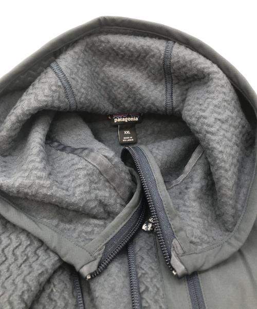 Patagonia（パタゴニア）Patagonia (パタゴニア) R1 エア・フルジップ・フーディ ブルー サイズ:XXLの古着・服飾アイテム