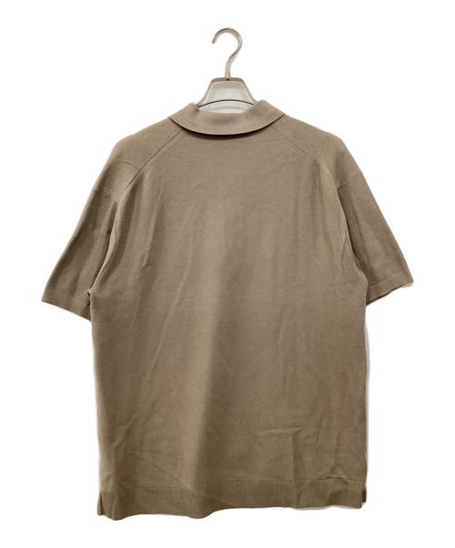 theory（セオリー）theory (セオリー) ニットポロシャツ ベージュ サイズ:Mの古着・服飾アイテム