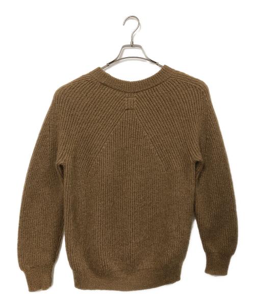 BATONER（バトナ―）BATONER (バトナ―) モヘアクルーネックニット ブラウン サイズ:1の古着・服飾アイテム