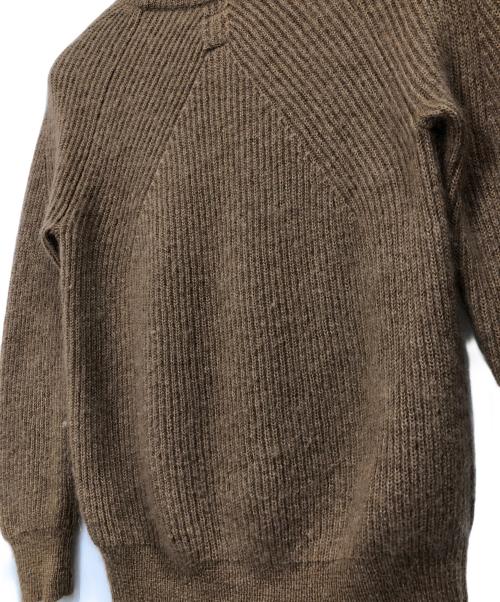 BATONER（バトナ―）BATONER (バトナ―) モヘアクルーネックニット ブラウン サイズ:1の古着・服飾アイテム