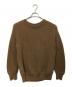 BATONER（バトナ―）の古着「モヘアクルーネックニット」｜ブラウン