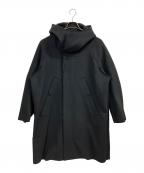 My Beautiful Landletマイビューティフルランドレット）の古着「double beaver hoodie long coat」｜ネイビー