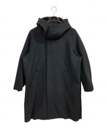 My Beautiful Landlet（マイビューティフルランドレット）の古着「double beaver hoodie long coat」｜ネイビー