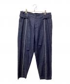 kontorコントール）の古着「Tapered Selvage Pants」｜ブルー