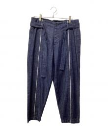 kontor（コントール）の古着「Tapered Selvage Pants」｜ブルー