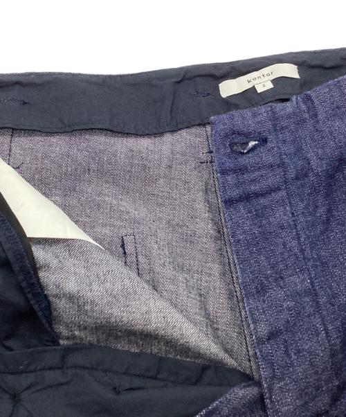 kontor（コントール）kontor (コントール) Tapered Selvage Pants ブルー サイズ:2の古着・服飾アイテム