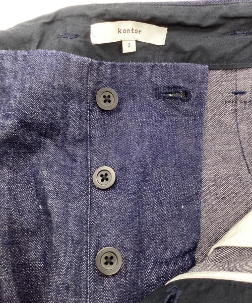 kontor（コントール）kontor (コントール) Tapered Selvage Pants ブルー サイズ:2の古着・服飾アイテム
