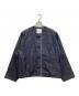 kontor（コントール）の古着「No Collar Selvedge Jacket」｜ブルー
