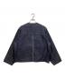 kontor (コントール) No Collar Selvedge Jacket ブルー サイズ:2：14000円