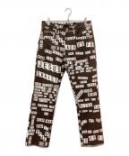 SEVENTH HEAVENセブンス ヘブン）の古着「BmprStckr Denim PNT」｜ブラウン