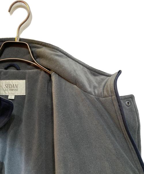 SEDAN ALL-PURPOSE（セダンオールパーパス）SEDAN ALL-PURPOSE (セダンオールパーパス) Fleece Lined Jacket ネイビー サイズ:Lの古着・服飾アイテム