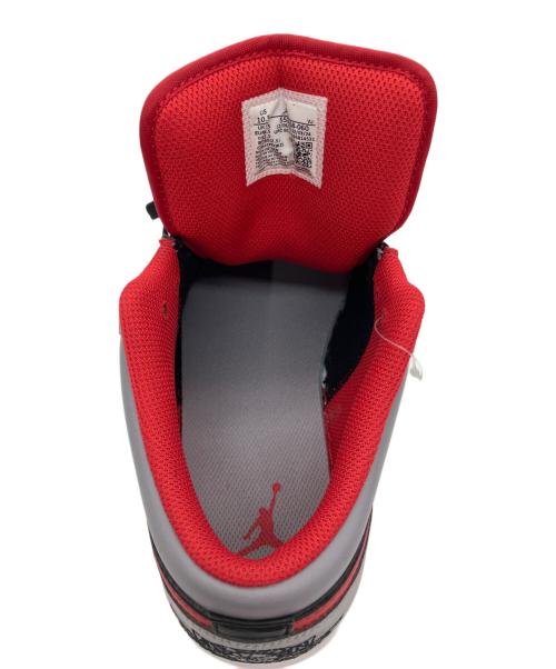 NIKE（ナイキ）NIKE (ナイキ) JORDAN 1 LOW グレー×レッド×ブラック サイズ:28.5 未使用品の古着・服飾アイテム