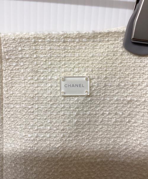 CHANEL（シャネル）CHANEL (シャネル) ツイードスカート ホワイト サイズ:36の古着・服飾アイテム