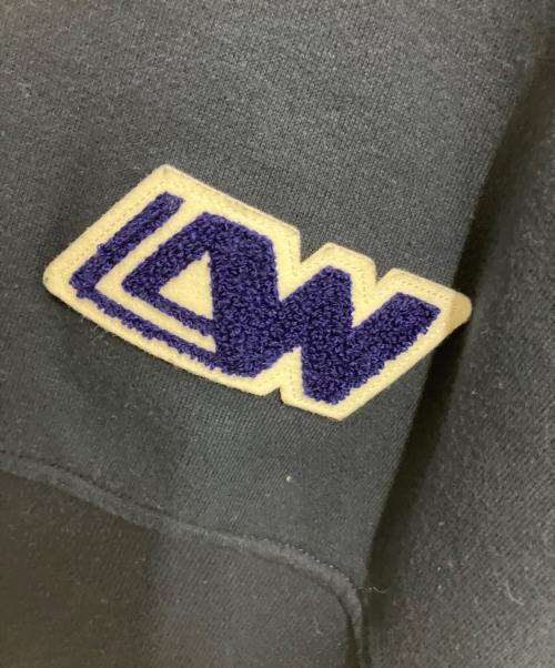 LOOPWHEELER（ループウィラー）LOOPWHEELER (ループウィラー) スウェットスタジャン ネイビー×グレー サイズ:Ｍの古着・服飾アイテム