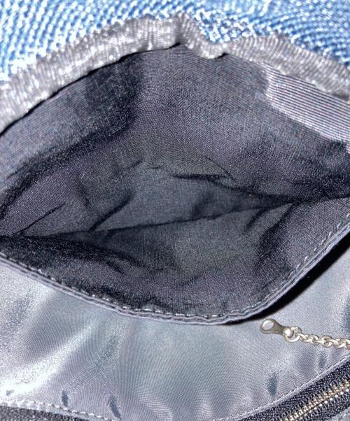 HIROKO HAYASHI（ヒロコ ハヤシ）HIROKO HAYASHI (ヒロコ ハヤシ) 2WAYショルダーバッグ ネイビーの古着・服飾アイテム