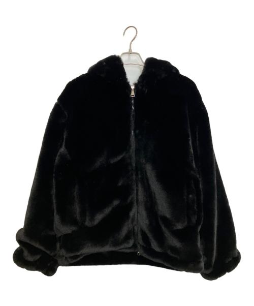 MLVINCE（メルヴィンス）MLVINCE (メルヴィンス) FAUX FUR JACKET ブラック サイズ:Mの古着・服飾アイテム