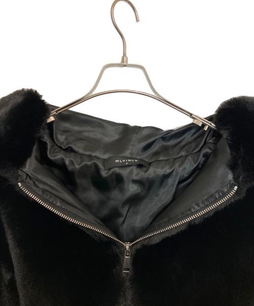 MLVINCE（メルヴィンス）MLVINCE (メルヴィンス) FAUX FUR JACKET ブラック サイズ:Mの古着・服飾アイテム