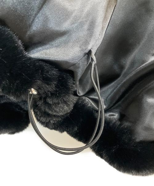 MLVINCE（メルヴィンス）MLVINCE (メルヴィンス) FAUX FUR JACKET ブラック サイズ:Mの古着・服飾アイテム