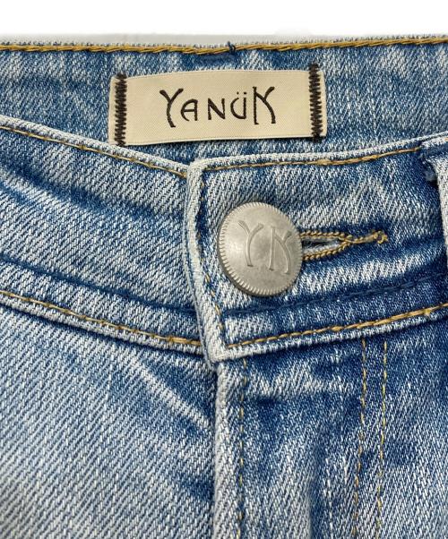 YANUK（ヤヌーク）YANUK (ヤヌーク) LEA レア  ボーイズストレート デニムパンツ インディゴ サイズ:24の古着・服飾アイテム