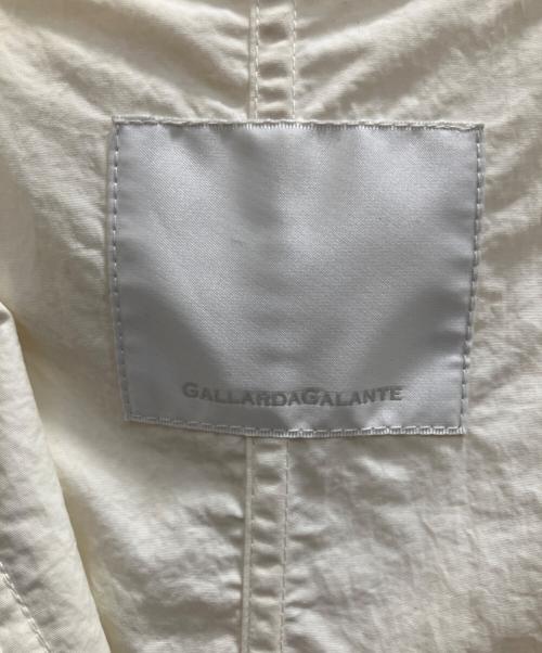 GALLARDA GALANTE（ガリャルダガランテ）GALLARDA GALANTE (ガリャルダガランテ) リサイクルタスランフーデットコート ホワイト サイズ:	SIZE Freeの古着・服飾アイテム