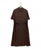 theory luxeセオリーリュクス）の古着「シャツワンピース」｜ブラウン