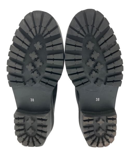 UNTISHOLD（アンチショルド）UNTISHOLD (アンチショルド) レースアップブーツ ブラック サイズ:38の古着・服飾アイテム