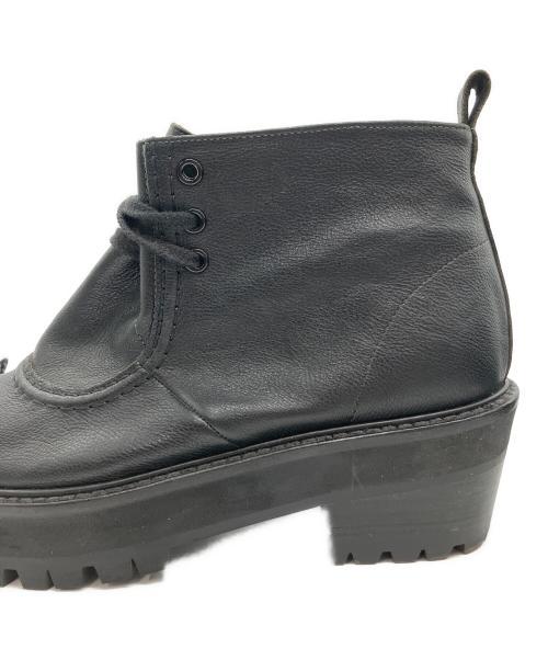 UNTISHOLD（アンチショルド）UNTISHOLD (アンチショルド) レースアップブーツ ブラック サイズ:38の古着・服飾アイテム