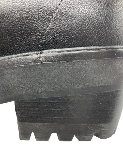 UNTISHOLD（アンチショルド）UNTISHOLD (アンチショルド) レースアップブーツ ブラック サイズ:38の古着・服飾アイテム