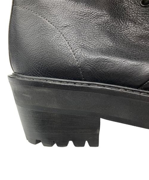 UNTISHOLD（アンチショルド）UNTISHOLD (アンチショルド) レースアップブーツ ブラック サイズ:38の古着・服飾アイテム