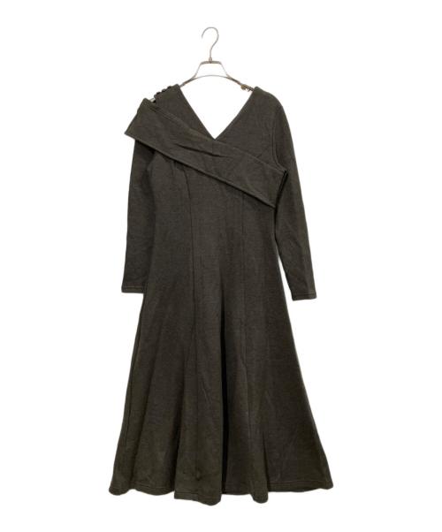 HER LIP TO（ハーリップトゥ）Her lip to (ハーリップトゥ) Roma Two-Way Dress グレー サイズ:Mの古着・服飾アイテム