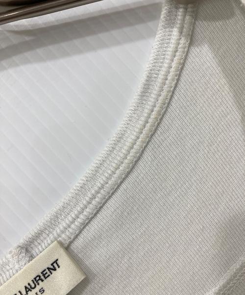 Saint Laurent Paris（サンローランパリ）Saint Laurent Paris (サンローランパリ) YSL ヴィンテージロゴ クルーネックTシャツ グレー サイズ:Sの古着・服飾アイテム