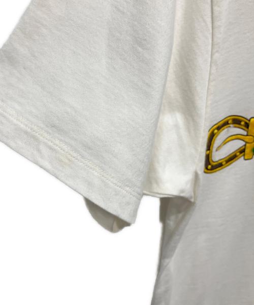 GUCCI（グッチ）GUCCI (グッチ) Tape Me Cotton Jersey Tee/テープ・ミー・コットン・ジャージーTシャツ ホワイト サイズ:XSの古着・服飾アイテム