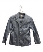 45Rフォーティファイブ・アール）の古着「Cotton Linen Oxford Stretch Shirt Jacket」｜グレー